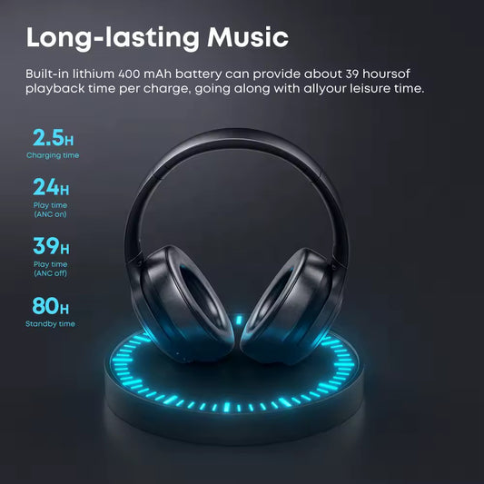 Casque Bluetooth LANGSDOM – Son Puissant & Confort Premium