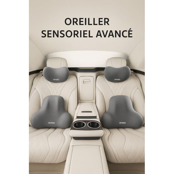 Support Lombaire & Coussin de Nuque pour Voiture – Soulage le Dos, Conduite Confortable