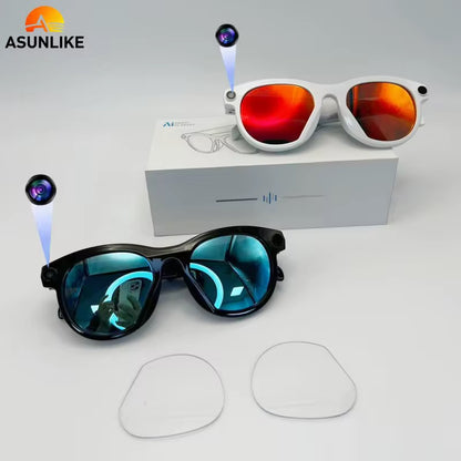 Lunettes Connectées HD – Filmez & Partagez en Direct