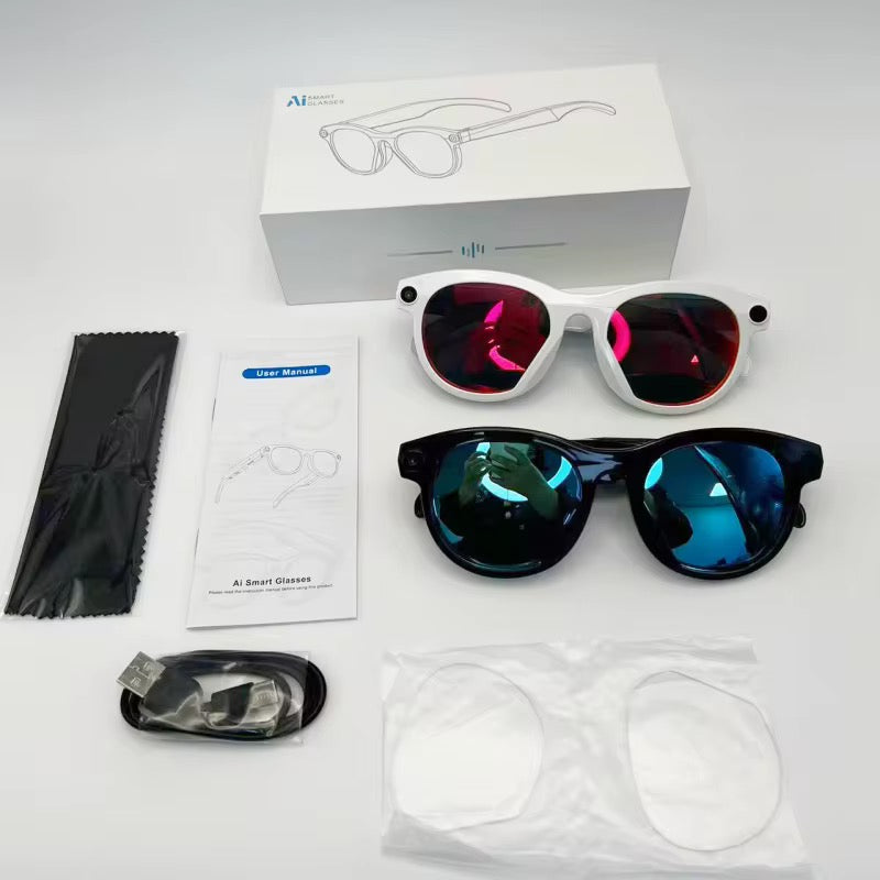 Lunettes Connectées HD – Filmez & Partagez en Direct