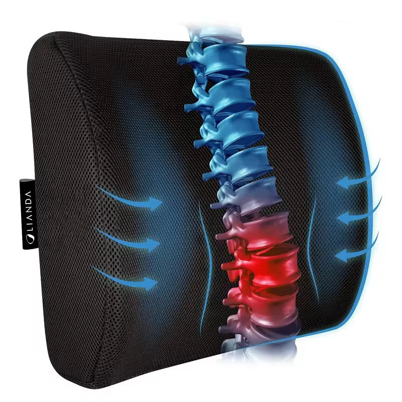 Coussin Lombaire Ergonomique – Soulagement Instantané du Dos
