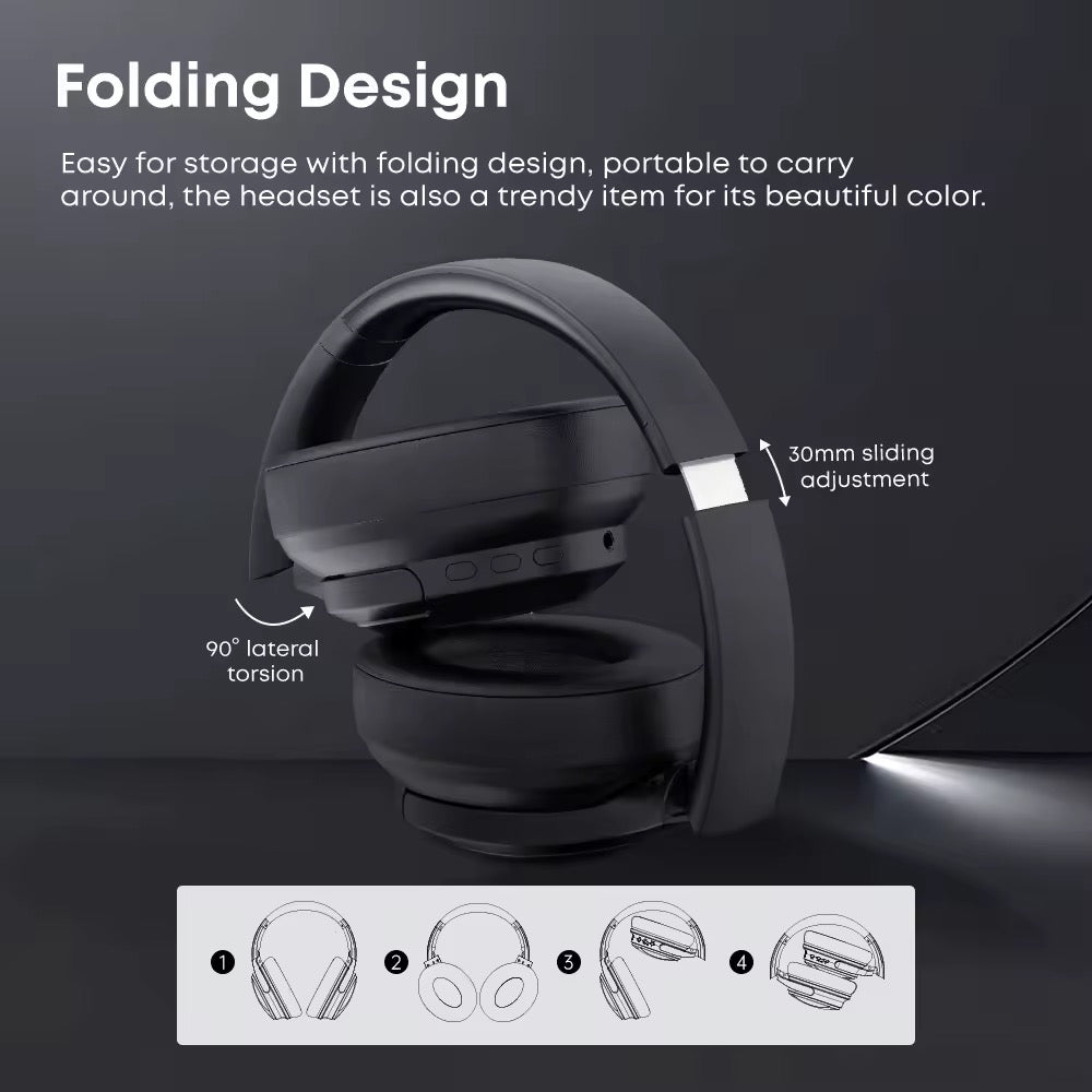 Casque Bluetooth LANGSDOM – Son Puissant & Confort Premium