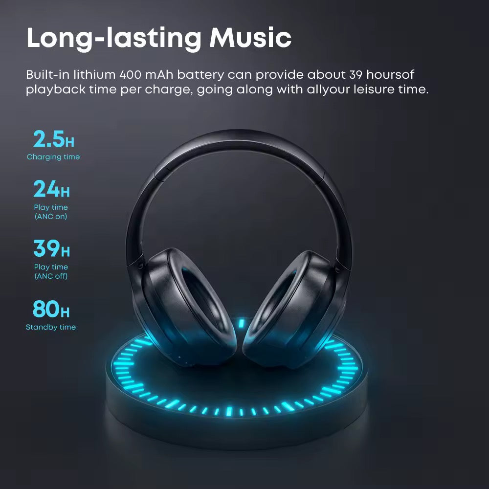 Casque Bluetooth LANGSDOM – Son Puissant & Confort Premium