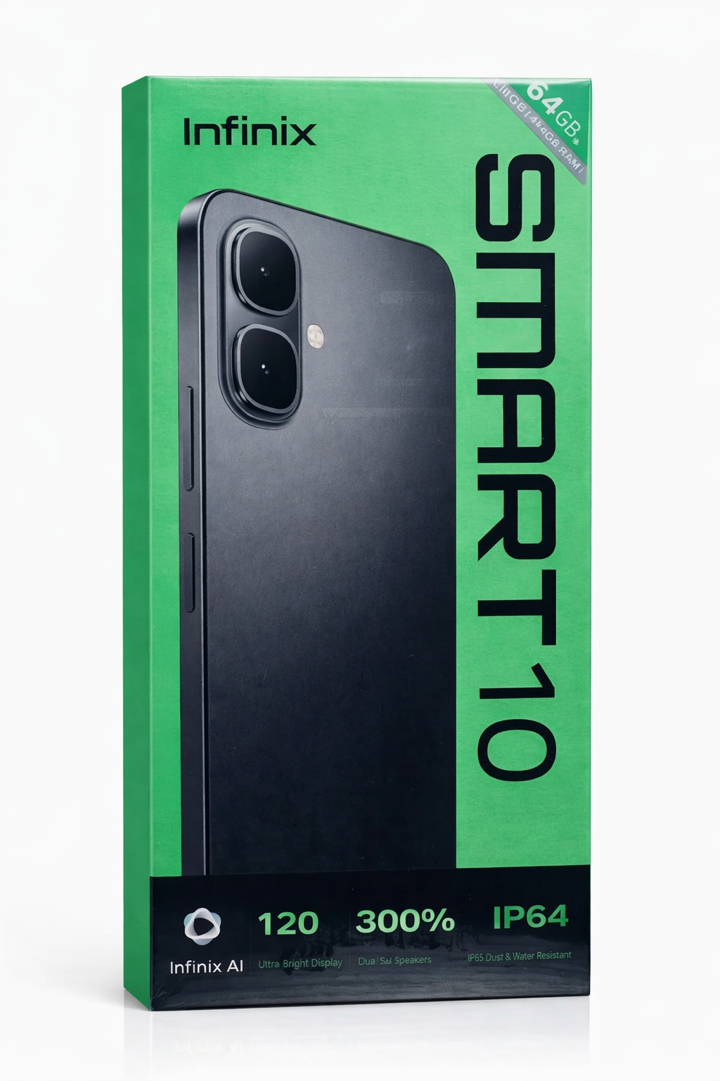 Infinix Smart 10 – Grand Écran, Grande Autonomie