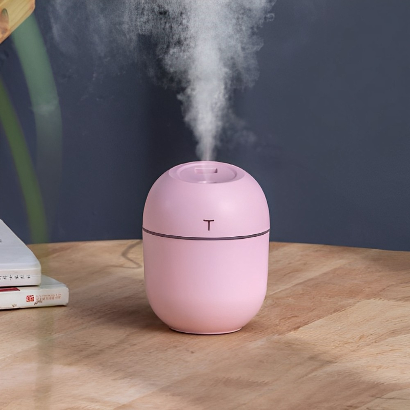 Mini humidificateur USB 200 ml portable – Diffuseur d’air silencieux pour maison, bureau et chambre